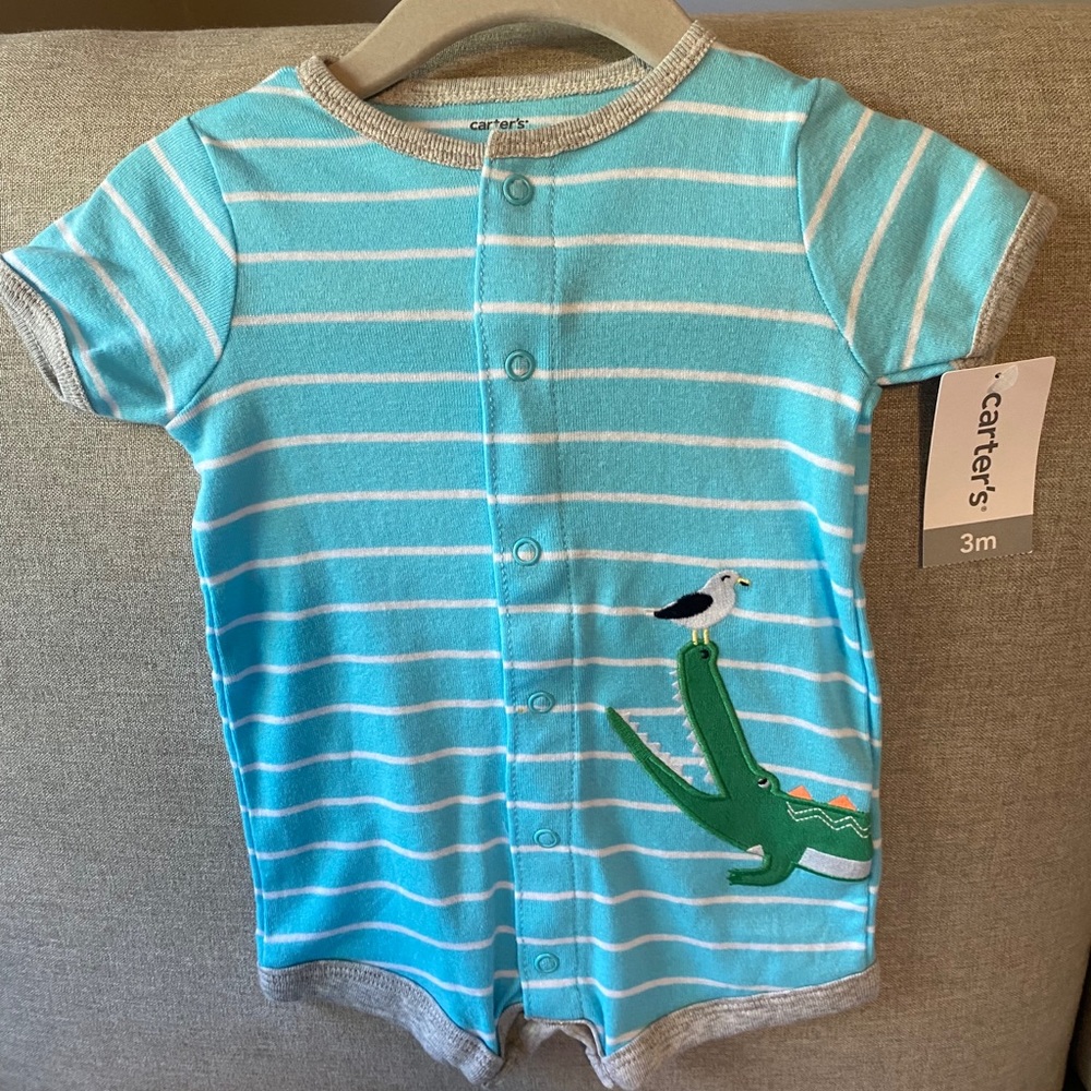 Carter’s Alligator Romper (3 months)